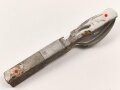 Vierteiliges Besteck Wehrmacht, zusammengehörig, ungebraucht