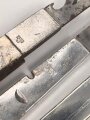 Vierteiliges Besteck Wehrmacht, zusammengehörig, ungebraucht