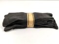 Sechs Paar graue Wollsocken aus der Zeit des 2. Weltkrieg. Ungebraucht, in der originalen Papierbanderole