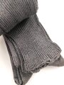 Sechs Paar graue Wollsocken aus der Zeit des 2. Weltkrieg. Ungebraucht, in der originalen Papierbanderole