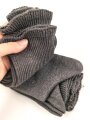 Sechs Paar graue Wollsocken aus der Zeit des 2. Weltkrieg. Ungebraucht, in der originalen Papierbanderole