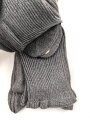 Sechs Paar graue Wollsocken aus der Zeit des 2. Weltkrieg. Ungebraucht, in der originalen Papierbanderole