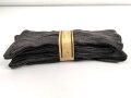 Sechs Paar graue Wollsocken aus der Zeit des 2. Weltkrieg. Ungebraucht, in der originalen Papierbanderole