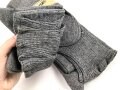 Sechs Paar graue Wollsocken aus der Zeit des 2. Weltkrieg. Ungebraucht, in der originalen Papierbanderole, diese leicht beschädigt