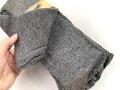 Sechs Paar graue Wollsocken aus der Zeit des 2. Weltkrieg. Ungebraucht, in der originalen Papierbanderole, diese leicht beschädigt