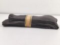 Sechs Paar graue Wollsocken aus der Zeit des 2. Weltkrieg. Ungebraucht, in der originalen Papierbanderole