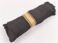 Sechs Paar graue Wollsocken aus der Zeit des 2. Weltkrieg. Ungebraucht, in der originalen Papierbanderole