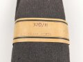 Sechs Paar graue Wollsocken aus der Zeit des 2. Weltkrieg. Ungebraucht, in der originalen Papierbanderole