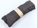 Sechs Paar graue Wollsocken aus der Zeit des 2. Weltkrieg. Ungebraucht, in der originalen Papierbanderole