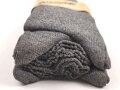 Sechs Paar graue Wollsocken aus der Zeit des 2. Weltkrieg. Ungebraucht, in der originalen Papierbanderole