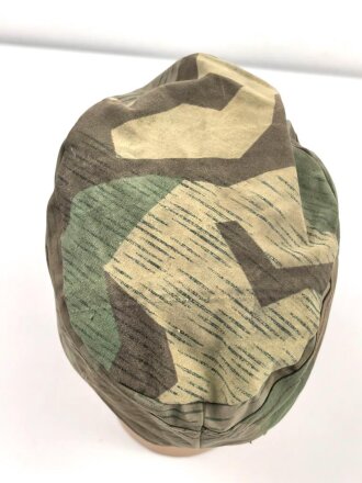 Feldmütze Wehrmacht aus originalem Tarnmaterial. Original ? Einzelstück aus Sammlungsauflösung, Kopfgrösse gemessen 60