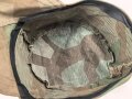 Feldmütze Wehrmacht aus originalem Tarnmaterial. Original ? Einzelstück aus Sammlungsauflösung, Kopfgrösse gemessen 60
