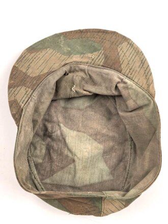 Feldmütze Wehrmacht aus originalem Tarnmaterial. Original ? Einzelstück aus Sammlungsauflösung, Kopfgrösse gemessen 59
