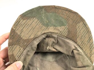 Feldmütze Wehrmacht aus originalem Tarnmaterial. Original ? Einzelstück aus Sammlungsauflösung, Kopfgrösse gemessen 59