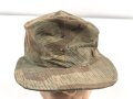 Feldmütze Wehrmacht aus originalem Tarnmaterial. Original ? Einzelstück aus Sammlungsauflösung, Kopfgrösse gemessen 59