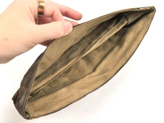 Schiffchen Waffen SS aus vermutlich originalem Tarnmaterial. Original ? Einzelstück aus Sammlungsauflösung, Kopfgrösse gemessen 60