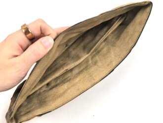 Schiffchen Waffen SS aus vermutlich originalem Tarnmaterial. Original ? Einzelstück aus Sammlungsauflösung, Kopfgrösse gemessen 60