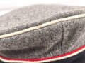 1.Weltkrieg, feldgraues Krätzchen. Meiner Meinung nach neuzeitliche Sammleranfertigung. Einzelstück aus Sammlungsauflösung, Kopfgrösse gemessen 57