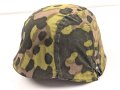 Waffen SS, Tarnbezug für einen Stahlhelm. Neuzeitliche Fertigung aus originalem Tarnmaterial. Passt auf einen Stahlhelm in Grösse 64