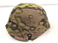 Waffen SS, Tarnbezug für einen Stahlhelm. Neuzeitliche Fertigung aus originalem Tarnmaterial. Passt auf einen Stahlhelm in Grösse 64