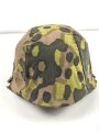 Waffen SS, Tarnbezug für einen Stahlhelm. Neuzeitliche Fertigung aus originalem Tarnmaterial. Passt auf einen Stahlhelm in Grösse 64
