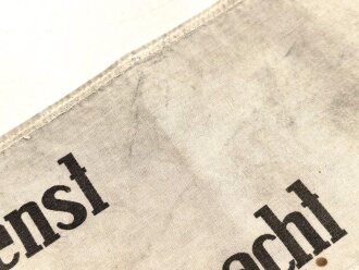 Armbinde "In Dienst der Deutschen Wehrmacht" Meiner Meinung nach neuzeitliche Sammleranfertigung