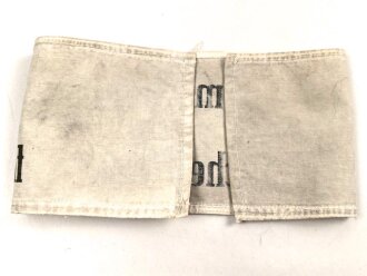 Armbinde "In Dienst der Deutschen Wehrmacht" Meiner Meinung nach neuzeitliche Sammleranfertigung
