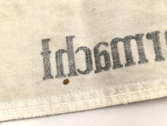 Armbinde "In Dienst der Deutschen Wehrmacht" Meiner Meinung nach neuzeitliche Sammleranfertigung