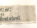 Armbinde "In Dienst der Deutschen Wehrmacht" Meiner Meinung nach neuzeitliche Sammleranfertigung