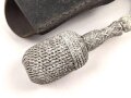 Koppelschuh zum Seitengewehr M84/98 zum K98 der Wehrmacht. Getragenes Stück mit Offiziersportepee.