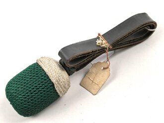 Faustriemen Luftwaffe, anhängendes, originales Etikett von 1939