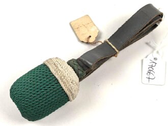 Faustriemen Luftwaffe, anhängendes, originales Etikett von 1939