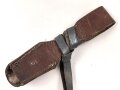 Luftwaffe, Koppelschuh zum Extraseitengewehr KS98 mit anhängenderm Faustriemen, dieser mit Kammerstempel von 1937
