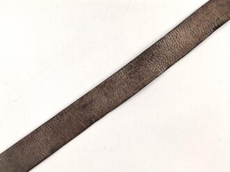Koppelriemen für Mannschaften des Heeres. Datiert 1942, getragenes Stück, Gesamtlänge 96cm