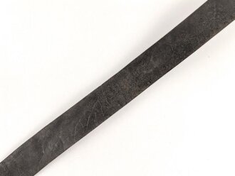 Koppelriemen für Mannschaften des Heeres. Spätes Stück aus wiederverwertetem Material, Gesamtlänge 91cm
