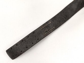 Koppelriemen für Mannschaften des Heeres. Spätes Stück aus wiederverwertetem Material, Gesamtlänge 91cm