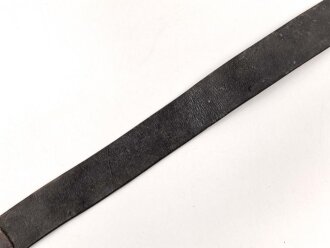 Koppelriemen für Mannschaften des Heeres. Spätes Stück aus wiederverwertetem Material, Gesamtlänge 91cm