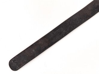 Koppelriemen für Mannschaften des Heeres. Ungewöhnlich eingekürztes Stück, Gesamtlänge 97cm