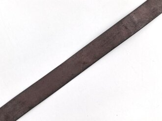 Koppelriemen für Mannschaften des Heeres. Ungewöhnlich eingekürztes Stück, Gesamtlänge 97cm