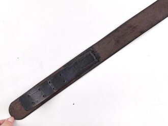 Koppelriemen für Mannschaften des Heeres. Ungewöhnlich eingekürztes Stück, Gesamtlänge 97cm