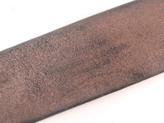 Koppelriemen für Mannschaften des Heeres. Ungewöhnlich eingekürztes Stück, Gesamtlänge 97cm