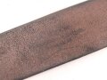 Koppelriemen für Mannschaften des Heeres. Ungewöhnlich eingekürztes Stück, Gesamtlänge 97cm