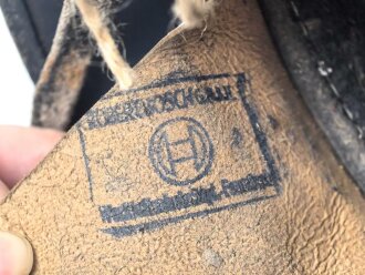Stahlhelm Luftschutz . In allen Teilen originales Stück. Ungereinigt, entnazifiziert