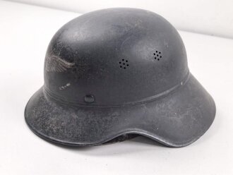 Stahlhelm Luftschutz . In allen Teilen originales...