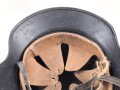 Stahlhelm Luftschutz . In allen Teilen originales Stück. Ungereinigt, entnazifiziert