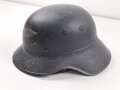 Stahlhelm Luftschutz . In allen Teilen originales Stück. Ungereinigt, entnazifiziert
