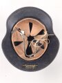 Stahlhelm Luftschutz . In allen Teilen originales Stück. Ungereinigt, entnazifiziert