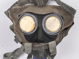 Gasmaske Wehrmacht, sehr guter Zustand, datiert 1944