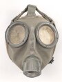 Luftschutz / Werkschutz. Gasmaske Modell 1930, Ausführung als S-Maske für den Luftschutz, datiert 1937. Weich, guter Zustand