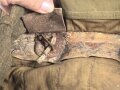 Tornister Wehrmacht datiert 1942. getragenes Stück
